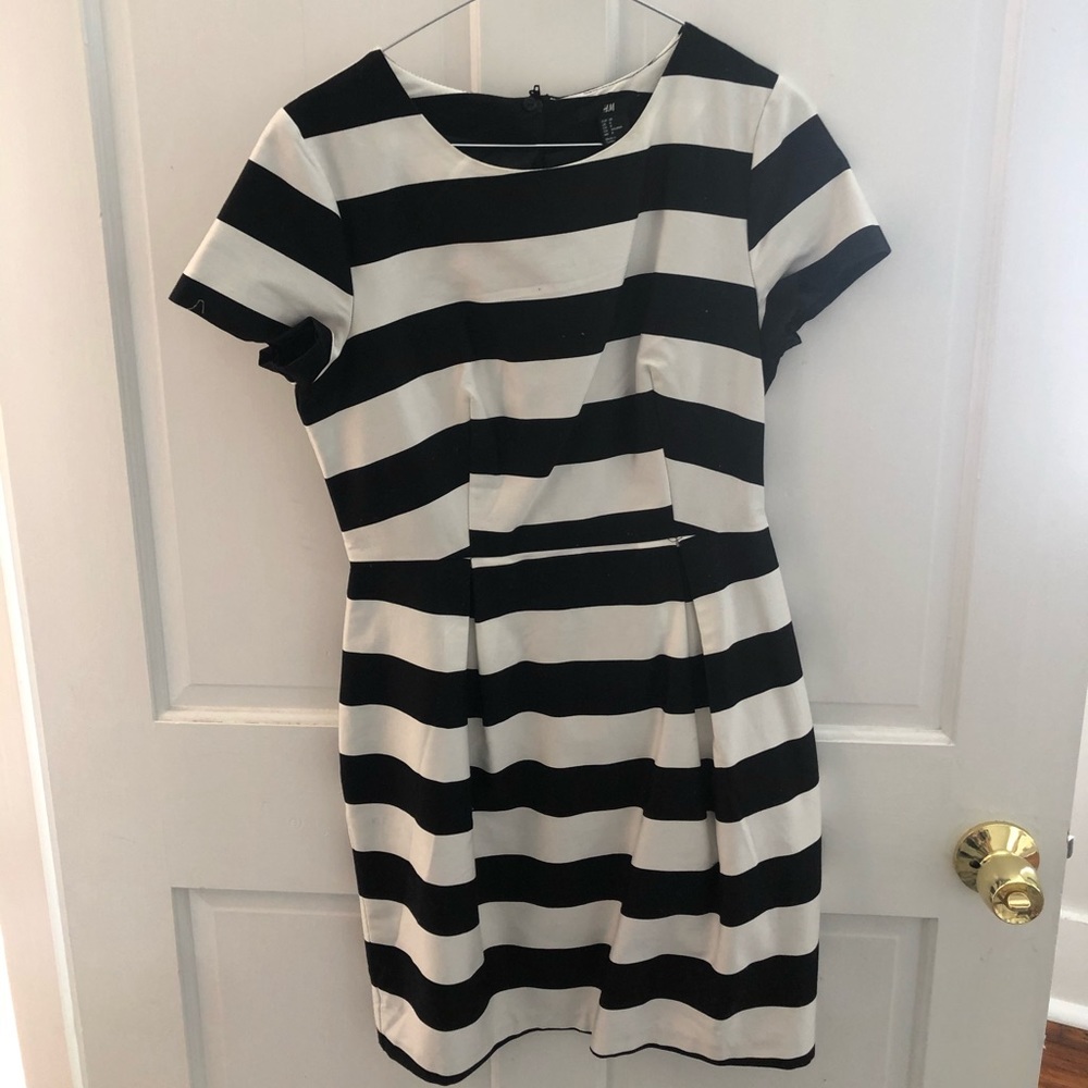 Striped H&M dress